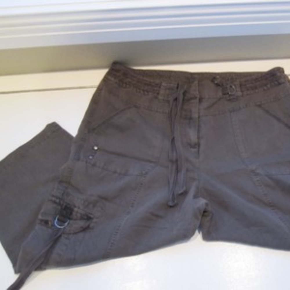 Sandro Plum Color Heath Cliff Capris